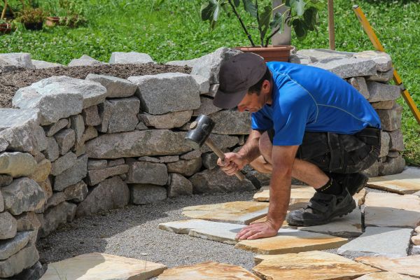 Flagstone Paving Installation