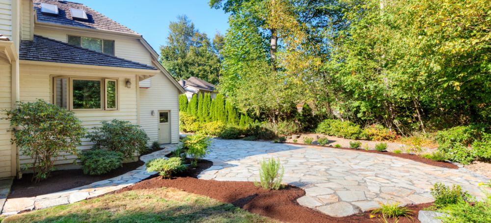 Flagstone Porch Installation